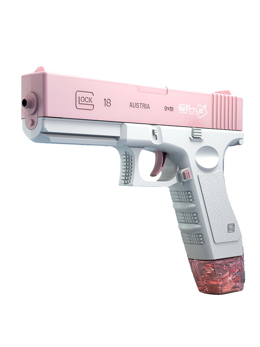 Водяной пистолет Глок розовый, 21 см.