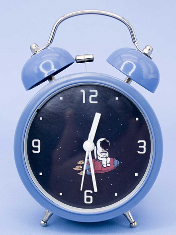 Часы-будильник "Cosmos", blue