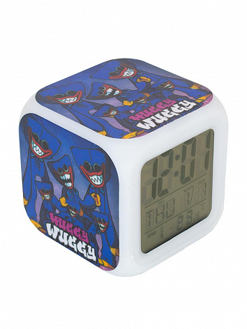 Часы-будильник Хагги Вагги Huggy Wuggy с подсветкой №19