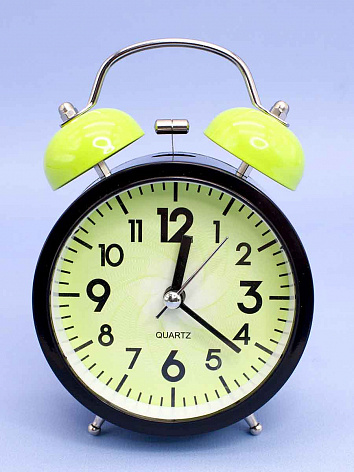 Часы-будильник "Multicolor", зеленый