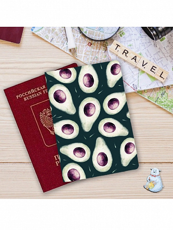 Обложка на паспорт Авокадо