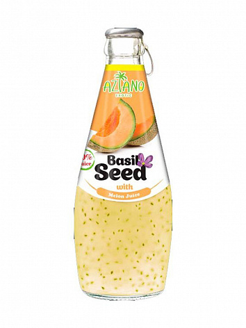 Нектар Aziano Дыни с семенами базилика 30% (Melon Juice with Basil Seed Drink) 290мл Вьетнам