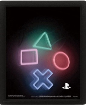 Постер в рамке 3D PlayStation (Play)