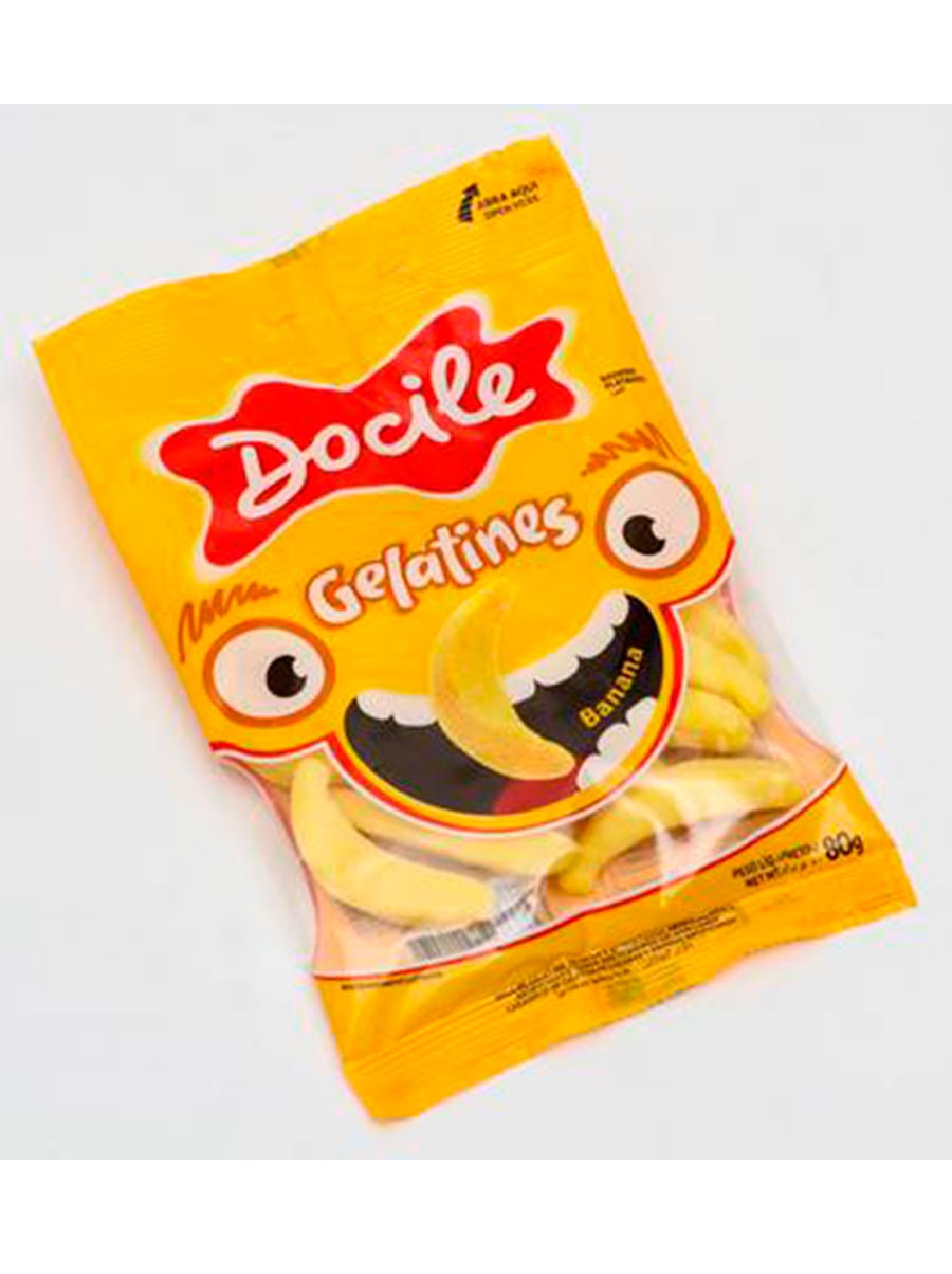 Мармелад жевательный DOCILE Mini Банан со вкусом банана 15 гр.