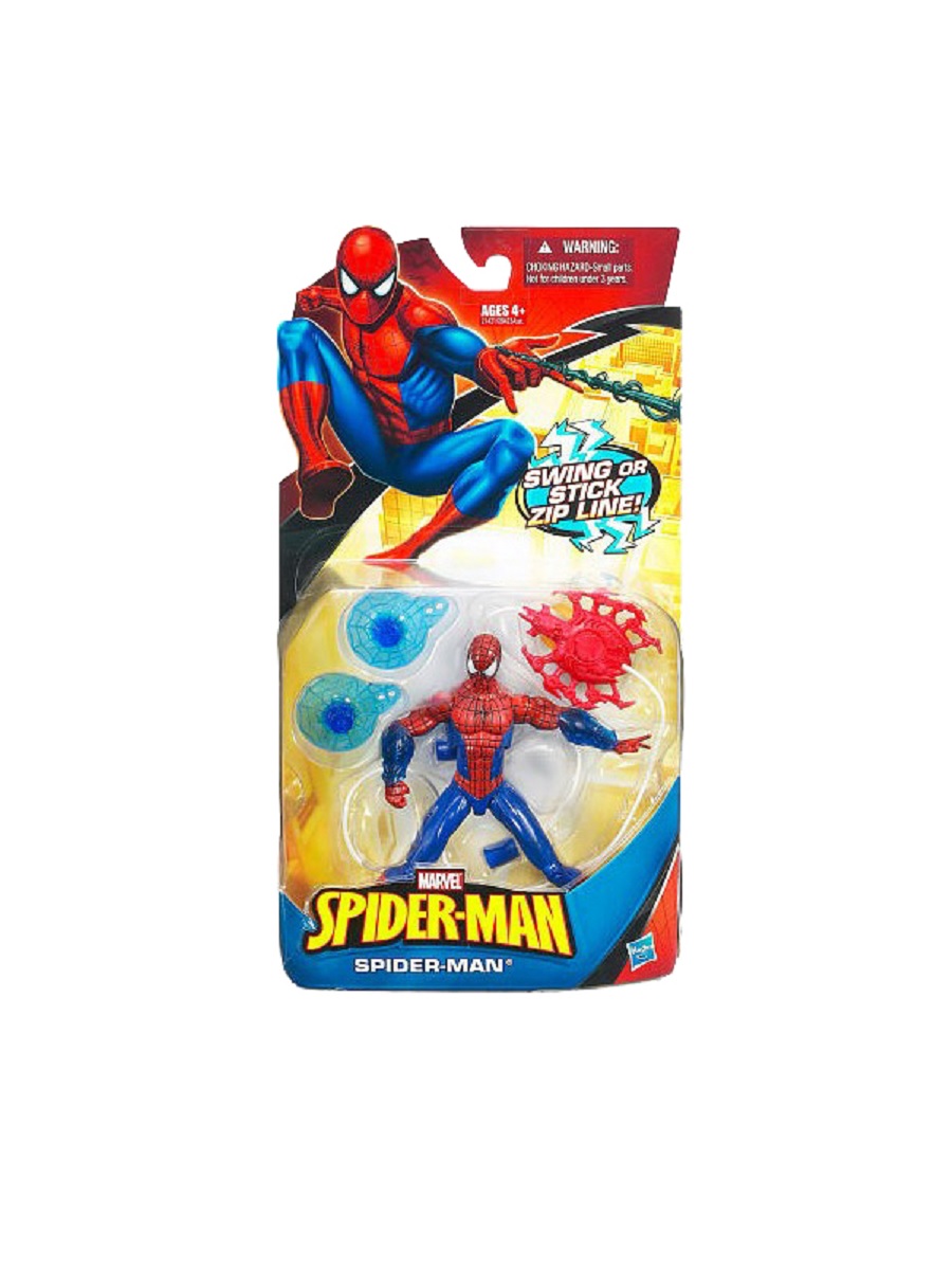 Фигурка Spider-Man Swing or stick zip iine 14см