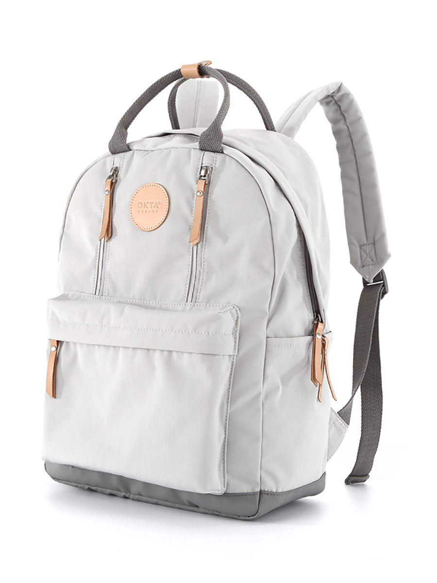Рюкзак школьный OKTA светло-серый