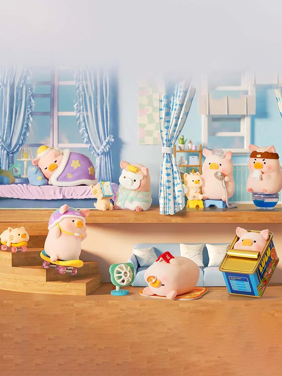 Фигурка LULU Свинка Лулу Поросенок остается с тобой в сюрприз-боксе 9см, 1 шт.