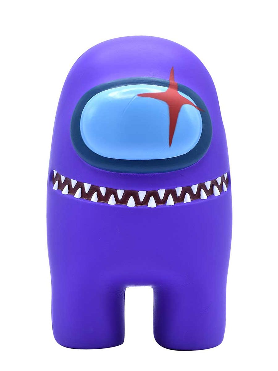 Сквиш, игрушка антистресс Among Us Mega фиолетовый 15 см.