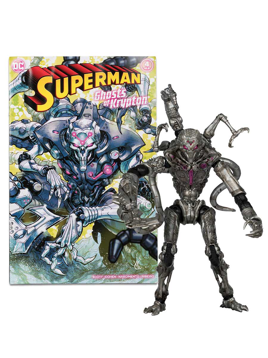 Фигурка DC Direct Page Punchers Brainiac with Superman Comic 18 см.
