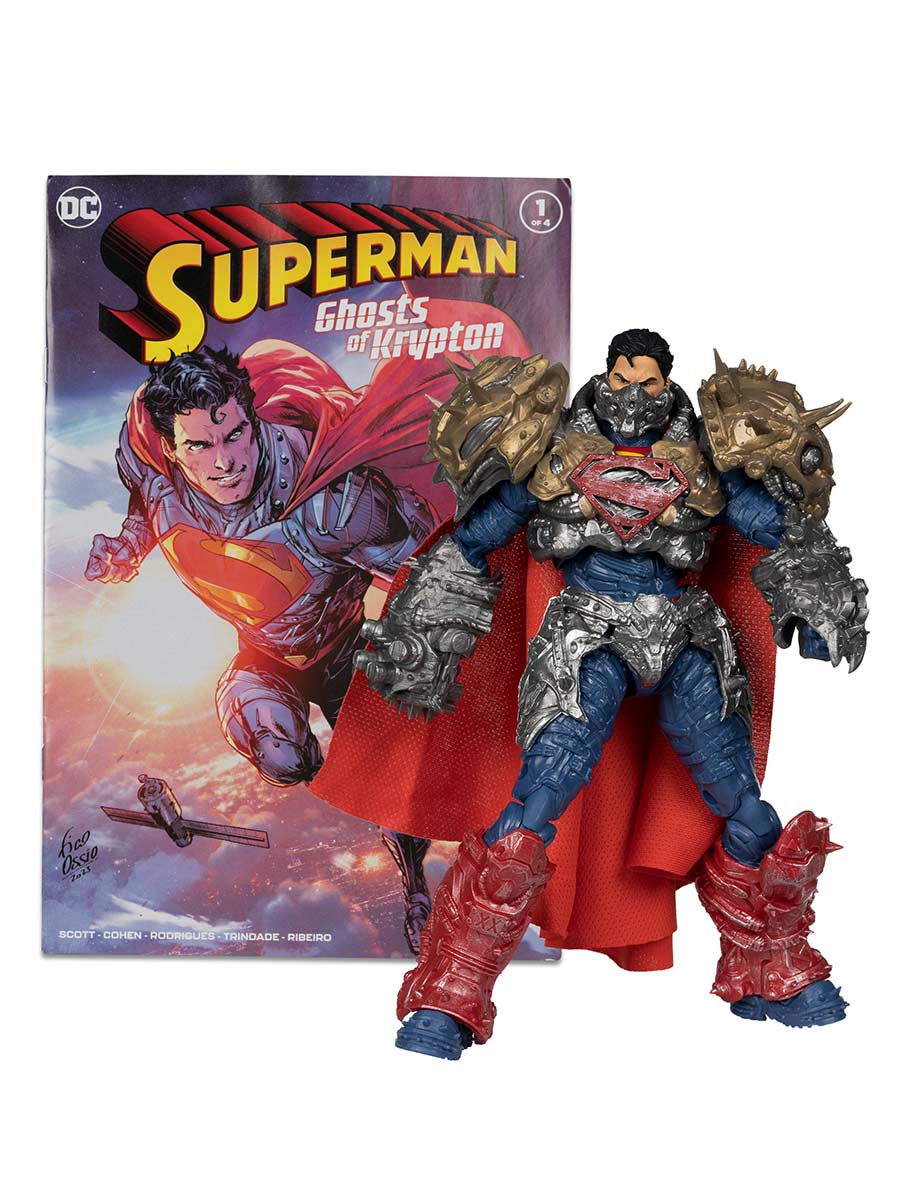 Фигурка Superman w/Comic (DC Page Punchers: Ghosts of Krypton) 18 см.