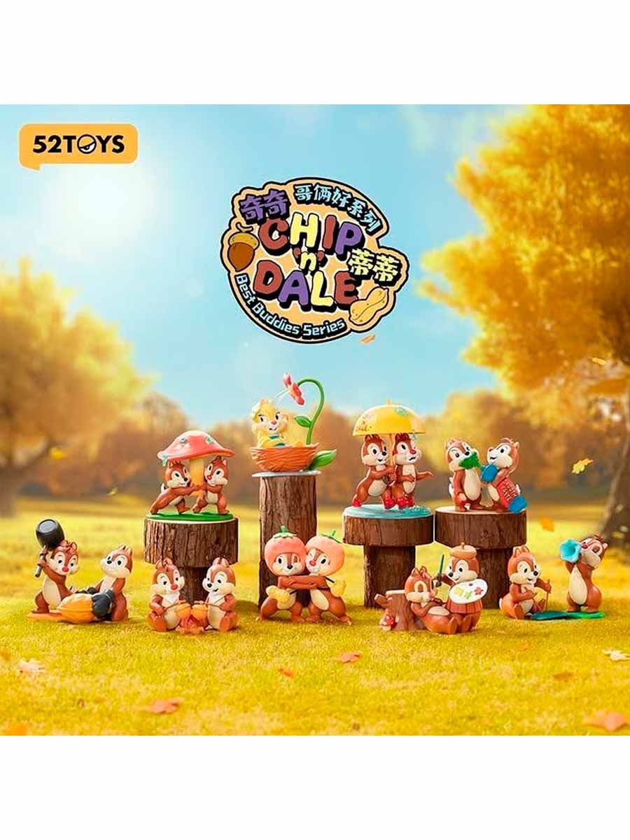 Фигурка CHIP AND DALE Чип и Дейл Лучшие друзья в сюрприз-боксе 9см, 1 шт.