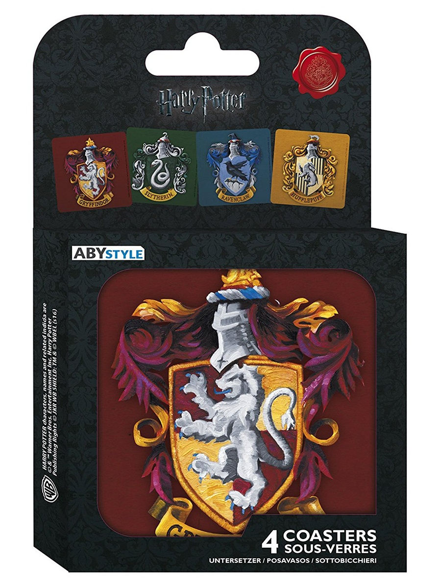 Подставка для кружек Гарри Поттер, Harry Potter 4шт.