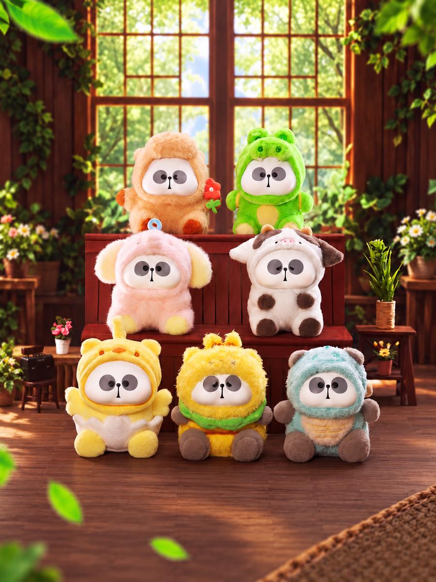 Мягкая игрушка-подвес Мистер Па MR.PA «Звериная компания» PAPA Animal Co., Ltd в сюрприз-боксе, 1 шт.