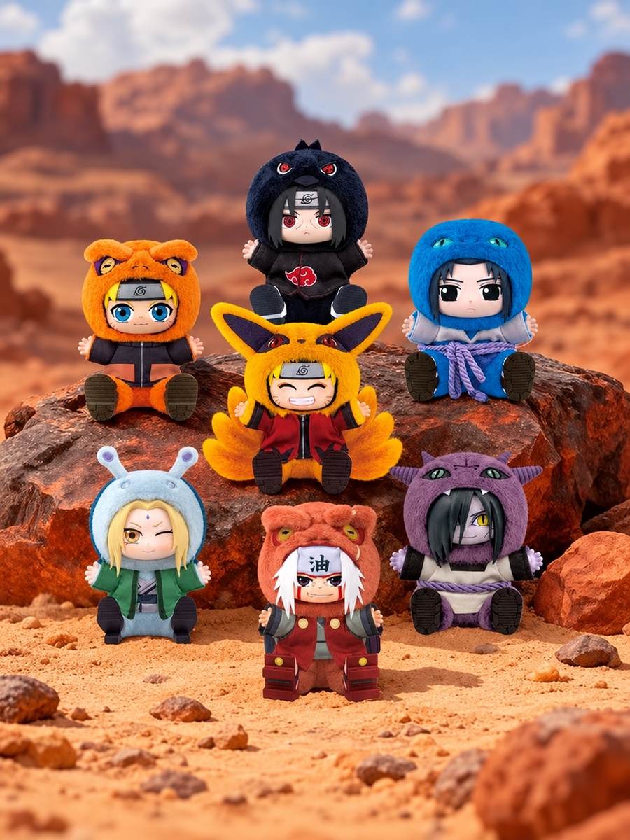 Мягкая игрушка «Наруто» Naruto «Вечеринка милых зверей» Cute Beast Party в сюрприз-боксе, 14 см, 1 шт.