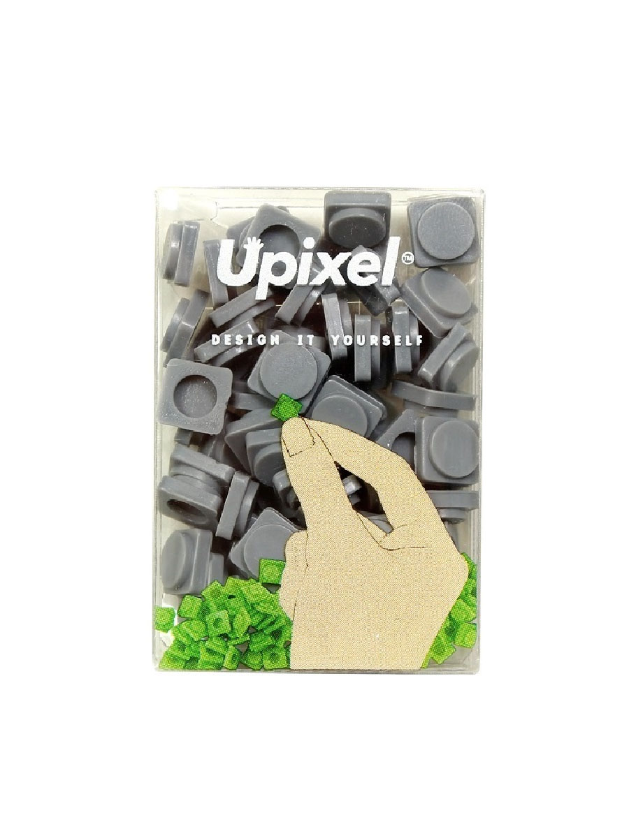 Пиксельные фишки Маленькие WY-P002 Светло серый