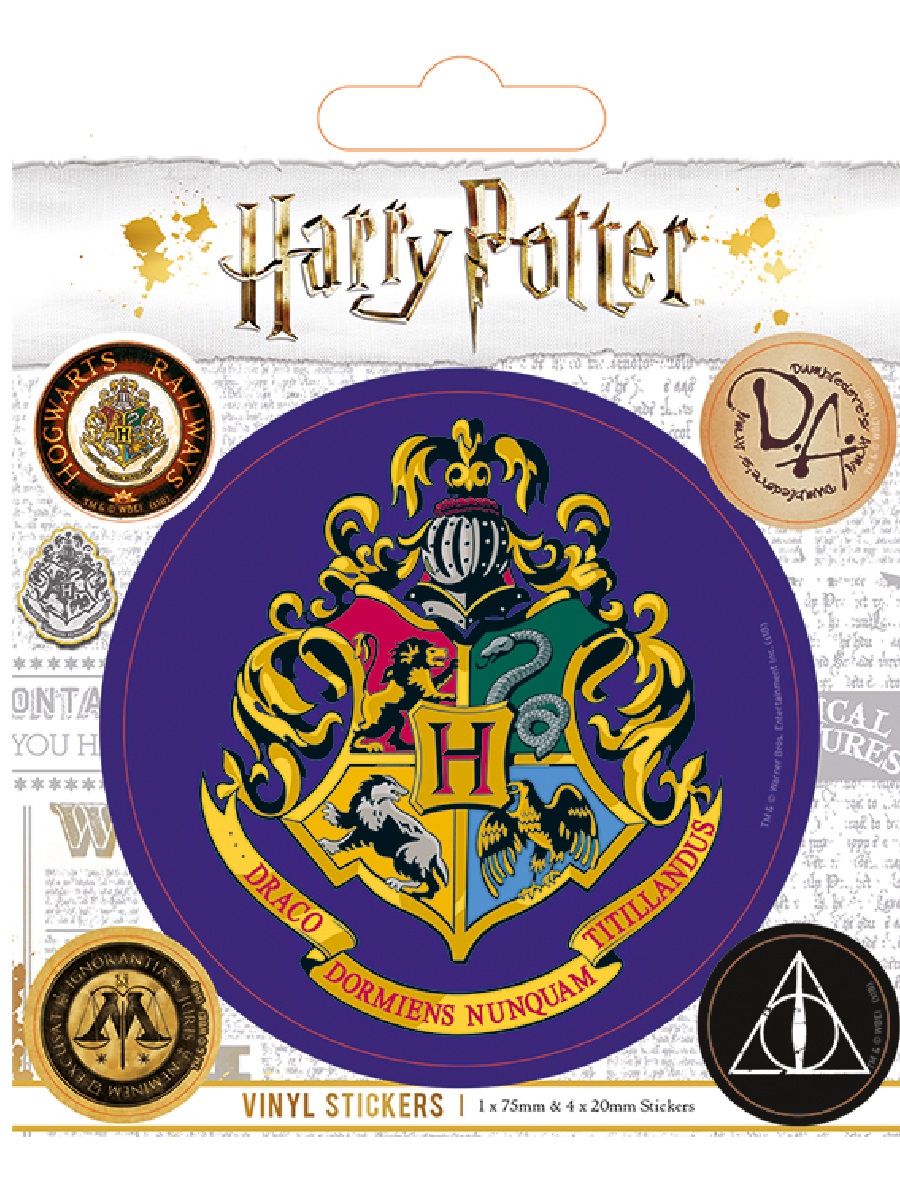 Наклейки Harry Potter (Hogwarts) Vinyl Sticker Pack