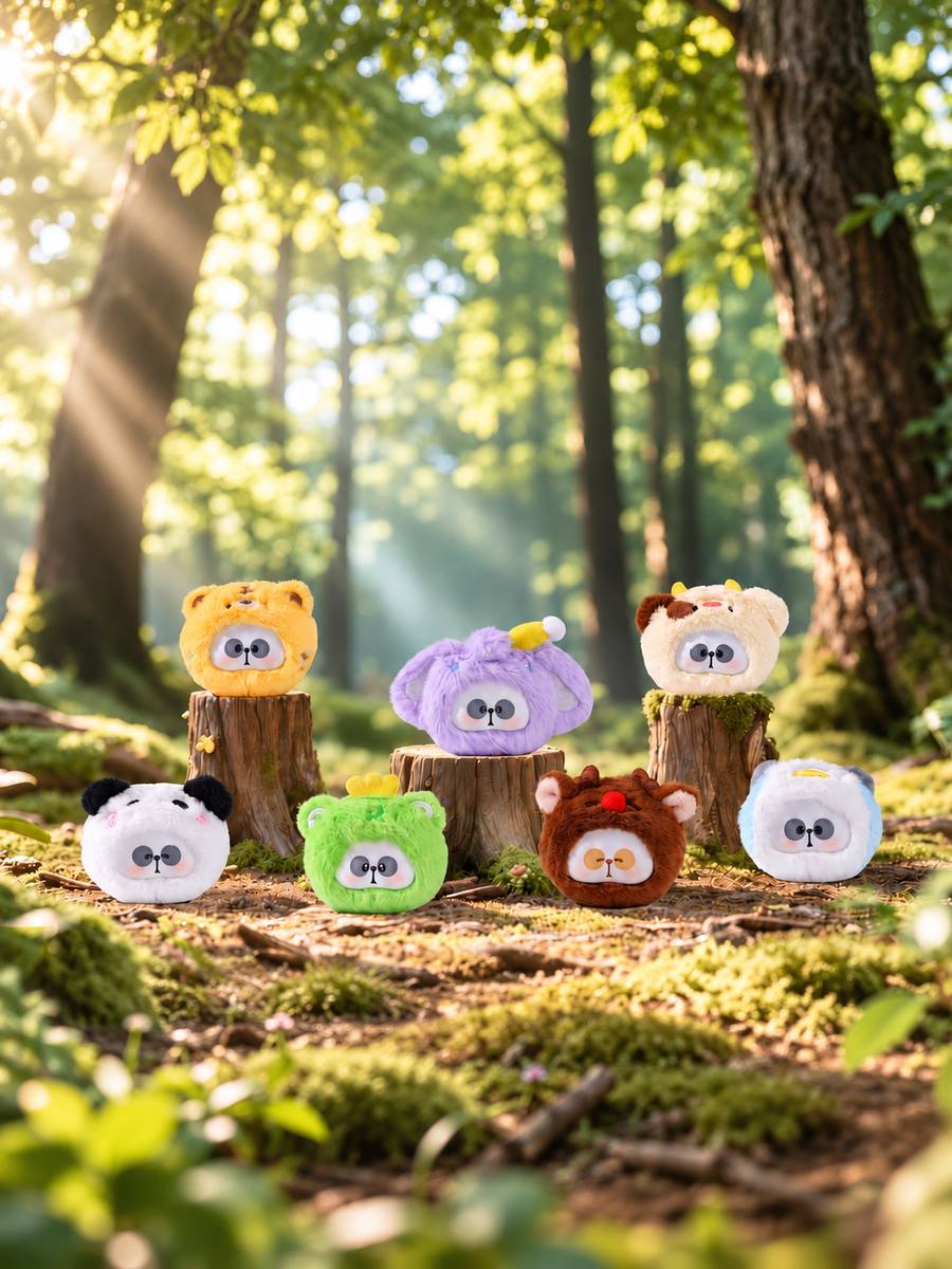 Мягкая игрушка-подвес Мистер Па MR.PA «Друзья-зверята» Critter Pals в сюрприз-боксе, 1 шт.