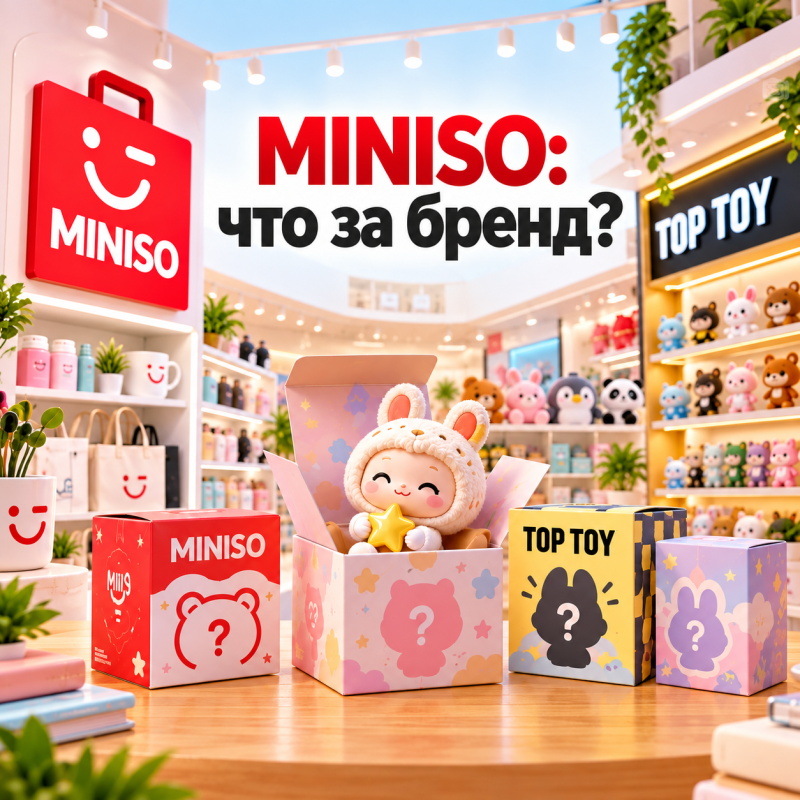 MINISO: чей это бренд, как связан с TOP TOY и какие коллекции выпускает