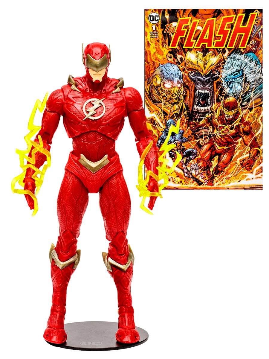 Фигурка DC Direct The Flash с комиксом 18см