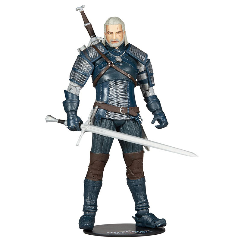 Фигурка The Witcher 3 Wild Hunt Geralt of Rivia Viper Armor Teal Dye 18см