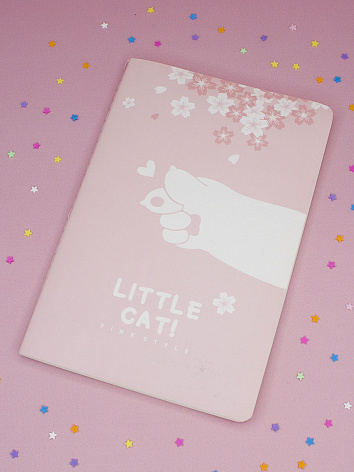 Планер Little cat Лапкой щёлк розовый 142х210