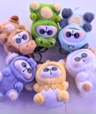 Мягкая игрушка-подвес Мистер Па MR.PA «Зверята в детском саду» Animal Preschool в сюрприз-боксе, 1 шт.