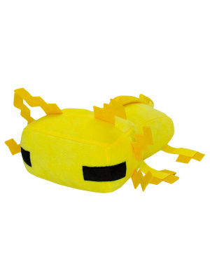Мягкая игрушка Пиксельный Аксолотль Pixel Axolotl желтый 34см