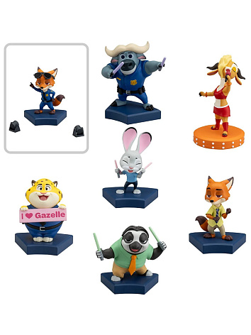 Фигурка Зверополис Zootopia Концерт в сюрприз-боксе 8см, 1шт.