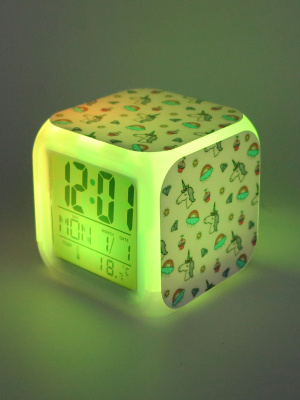 Часы-будильник Единорог с подсветкой №21