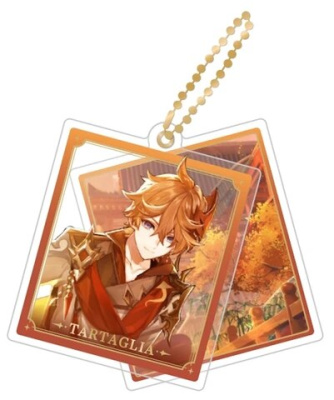 Брелок акриловый Genshin Impact Character Acrylic Strap Tartaglia