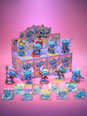 Фигурка Марвел Стич Marvel Stitch коллекция Cosbi в сюрприз-боксе 8,5-11,5см, 1шт.