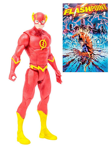 Фигурка DC Direct The Flash Flashpoint с комиксом 7,5см