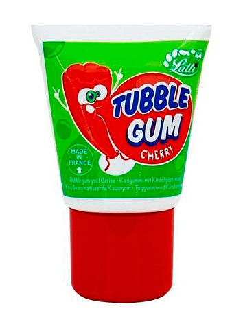 Жевательная резинка в тюбике вишня / Tubble Gum Cherry 35 гр.