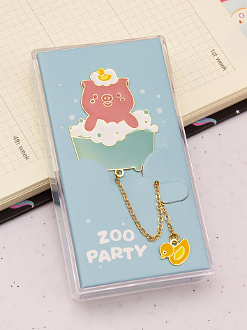 Закладка для книг Zoo party Свинка