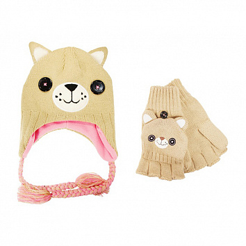 Шапка и перчатки Freaks And Friends Cat Winter set