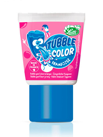 Жевательная резинка в тюбике Цветная/ Lutti Tubble Gum Color 35 гр.