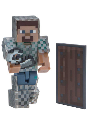 Фигурка Minecraft Steve in Chain Armor 8см