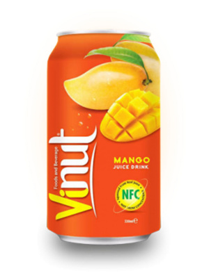 Напиток VINUT со вкусом манго 330 мл.