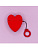 Чехол для airpods "Heart", red