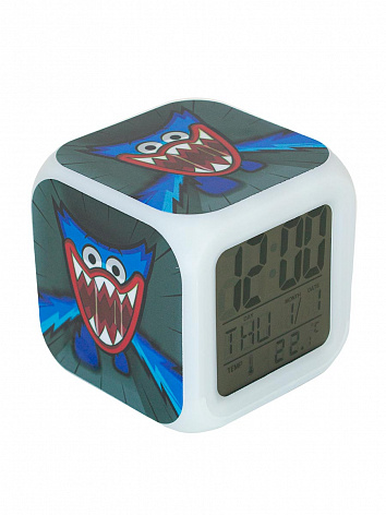 Часы-будильник Хагги Вагги Huggy Wuggy с подсветкой №17