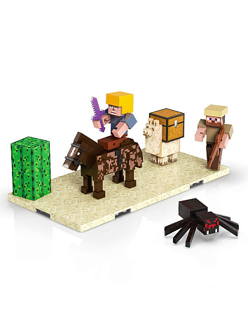 Магнитный конструктор Minecraft Пустыня, 47 деталей