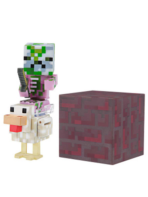 Фигурка Minecraft Baby Zombie Pigman Jockey 8см