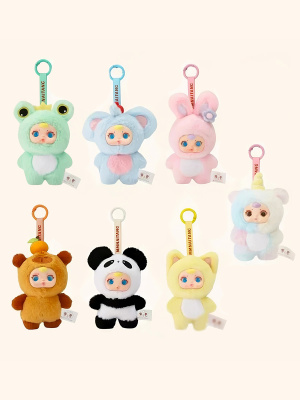 Мягкая игрушка брелок Milk Candy Зоопарк в сюрприз-боксе, 1шт.