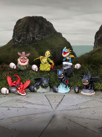 Фигурка Как приручить дракона Драконы How to train your dragon в сюрприз-боксе 10см, 1шт.