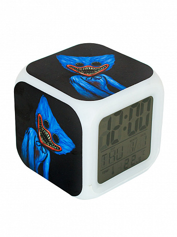 Часы-будильник Хагги Вагги Huggy Wuggy с подсветкой №11