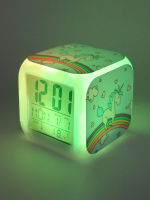 Часы-будильник Единорог с подсветкой №18
