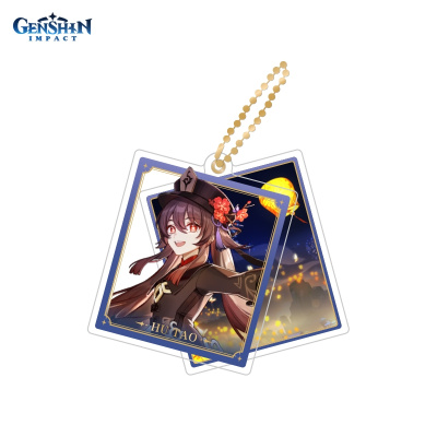 Брелок акриловый Genshin Impact Character Acrylic Strap Hutao