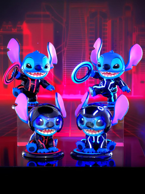 Фигурка Трон Стич Tron Ares Stitch коллекция Cosbi в сюрприз-боксе 7-10см, 1шт.