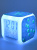 Часы-будильник Блок изумрудной руды пиксельные с подсветкой