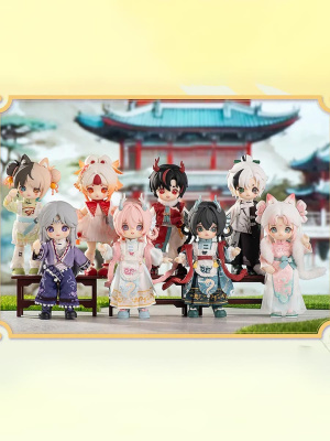 Фигурка шарнирная кукла БЖД NAGI Счастливая экскурсия в сюрприз-боксе 15см, 1 шт.